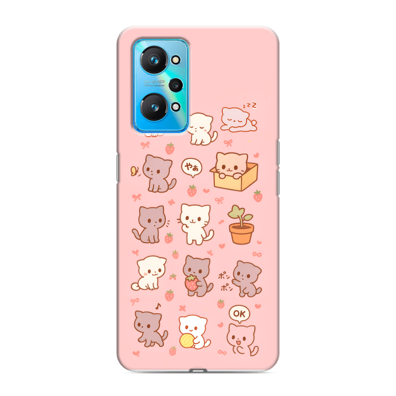 Силиконовый противоударный чехол на Realme GT Neo 2 с принтом Hello Kitty Хелоу Кити Силиконовый противоударный чехол на Realme GT Neo 2 с принтом Hello Kitty Хелоу Кити