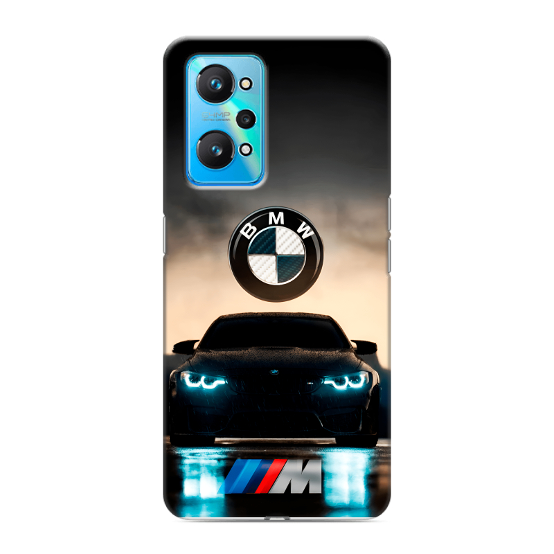 Силиконовый чехол на Realme GT Neo 2 с принтом БМВ BMW Силиконовый чехол на Realme GT Neo 2 с принтом БМВ BMW