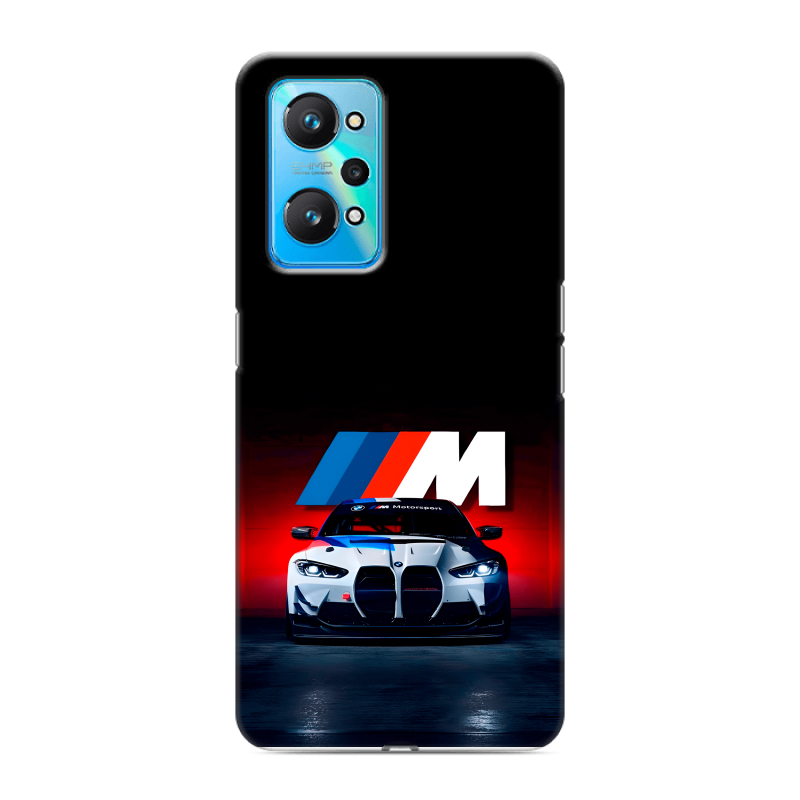 Силиконовый чехол на Realme GT Neo 2 с принтом БМВ BMW Силиконовый чехол на Realme GT Neo 2 с принтом БМВ BMW