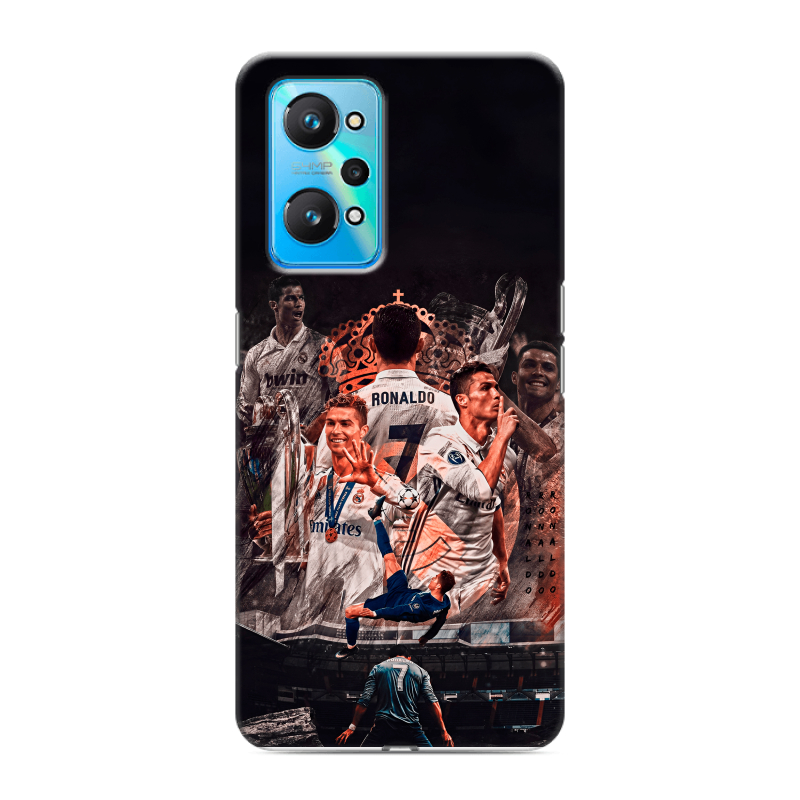 Силиконовый чехол на Realme GT Neo 2 с принтом Реал Роналдо Real Ronaldo Силиконовый чехол на Realme GT Neo 2 с принтом Реал Роналдо Real Ronaldo