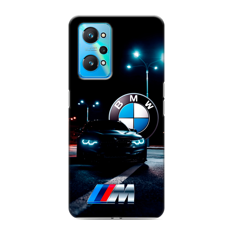 Силиконовый чехол на Realme GT Neo 2 с принтом БМВ BMW Силиконовый чехол на Realme GT Neo 2 с принтом БМВ BMW