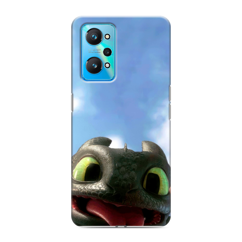 Силиконовый чехол на Realme GT Neo 2 с принтом Как приручить дракона Силиконовый чехол на Realme GT Neo 2 с принтом Как приручить дракона