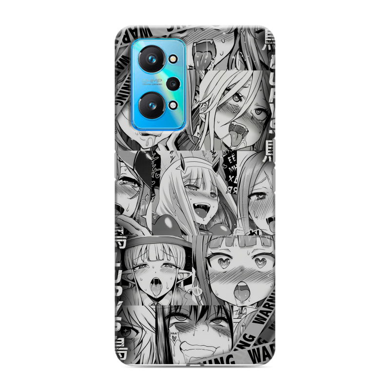 Силиконовый чехол на Realme GT Neo 2 с принтом Ahegao Ахегао Аниме Силиконовый чехол на Realme GT Neo 2 с принтом Ahegao Ахегао Аниме