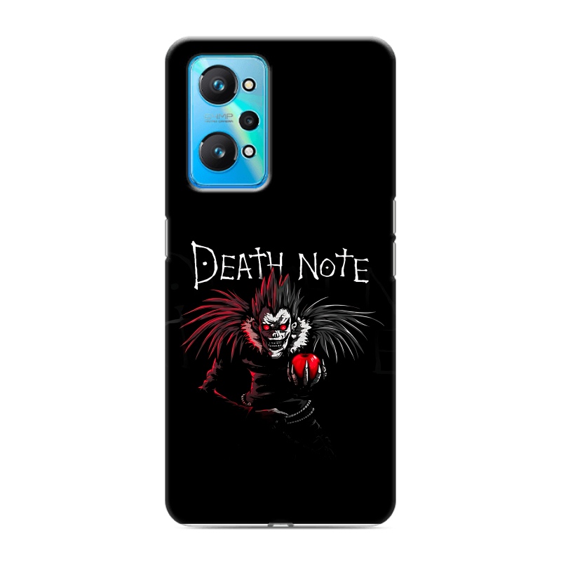 Силиконовый противоударный чехол на Realme GT Neo 2 с принтом Death note Тетрадь смерти Силиконовый противоударный чехол на Realme GT Neo 2 с принтом Death note Тетрадь смерти
