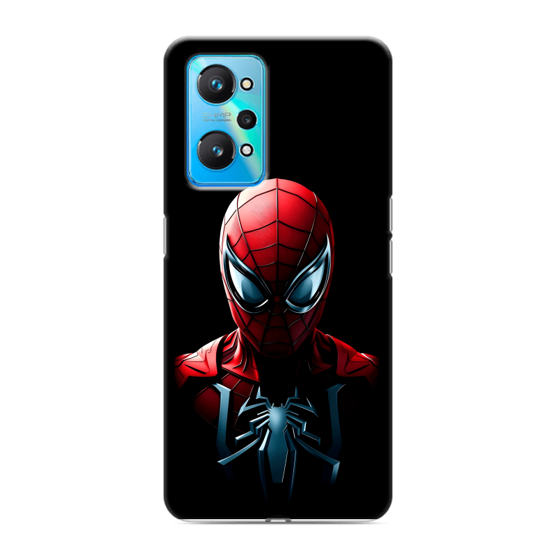 Силиконовый противоударный чехол на Realme GT Neo 2 с принтом Spiderman Человек паук Силиконовый противоударный чехол на Realme GT Neo 2 с принтом Spiderman Человек паук