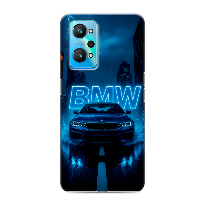 Силиконовый чехол на Realme GT Neo 2 с принтом BMW БМВ Силиконовый чехол на Realme GT Neo 2 с принтом BMW БМВ