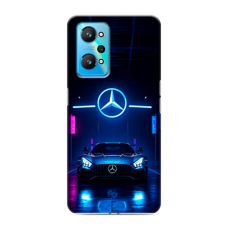 Силиконовый чехол на Realme GT Neo 2 с принтом Mercedes Мерседес Силиконовый чехол на Realme GT Neo 2 с принтом Mercedes Мерседес