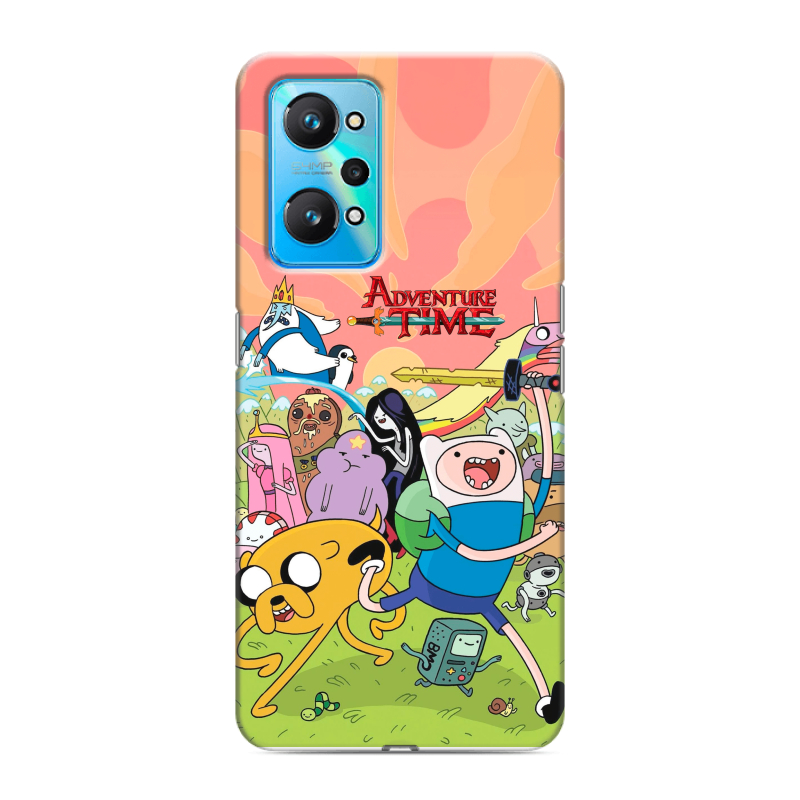 Силиконовый чехол на Realme GT Neo 2 с принтом Adventure time Время приключений Силиконовый чехол на Realme GT Neo 2 с принтом Adventure time Время приключений
