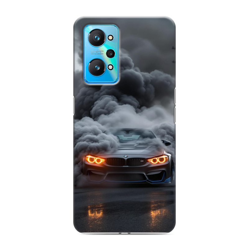 Силиконовый чехол на Realme GT Neo 2 с принтом BMW БМВ Силиконовый чехол на Realme GT Neo 2 с принтом BMW БМВ