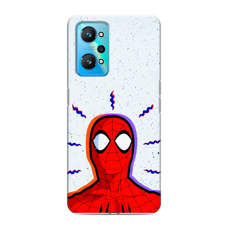 Силиконовый чехол на Realme GT Neo 2 с принтом Spiderman Человек паук Силиконовый чехол на Realme GT Neo 2 с принтом Spiderman Человек паук