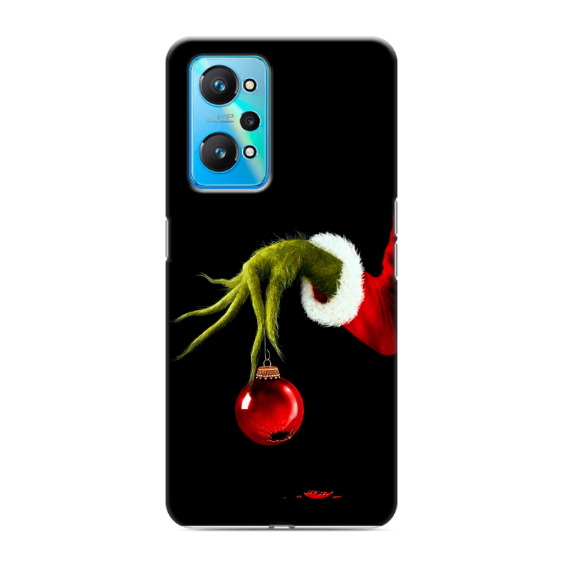 Силиконовый чехол на Realme GT Neo 2 с принтом Новый год Гринч Силиконовый чехол на Realme GT Neo 2 с принтом Новый год Гринч