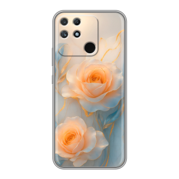 Силиконовый чехол на Realme Narzo 50A с принтом Женский