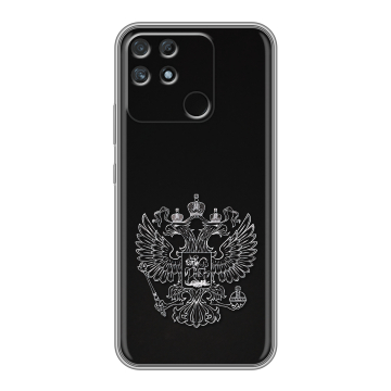 Силиконовый чехол на Realme Narzo 50A с принтом Герб России Силиконовый чехол на Realme Narzo 50A с принтом Герб России