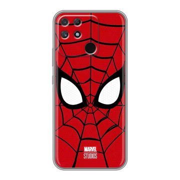Силиконовый чехол на Realme Narzo 50A с принтом человек паук spiderman Силиконовый чехол на Realme Narzo 50A с принтом человек паук spiderman