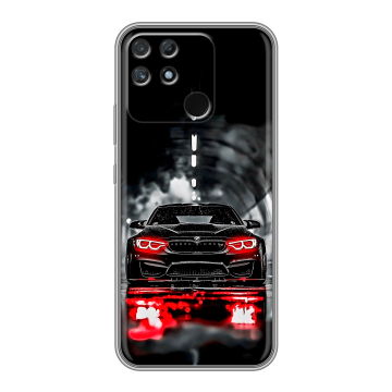 Силиконовый чехол на Realme Narzo 50A с принтом BMW БМВ Силиконовый чехол на Realme Narzo 50A с принтом BMW БМВ