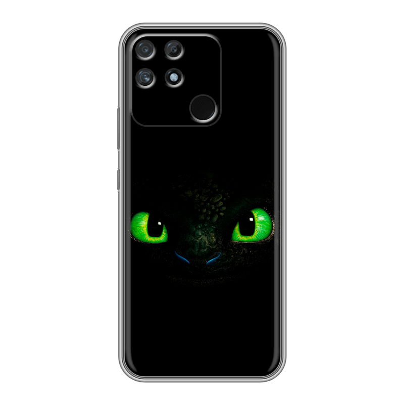 Силиконовый чехол на Realme Narzo 50A с принтом Как приручить дракона Силиконовый чехол на Realme Narzo 50A с принтом Как приручить дракона