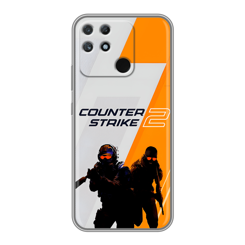 Силиконовый чехол на Realme Narzo 50A с принтом Counter Strike Силиконовый чехол на Realme Narzo 50A с принтом Counter Strike
