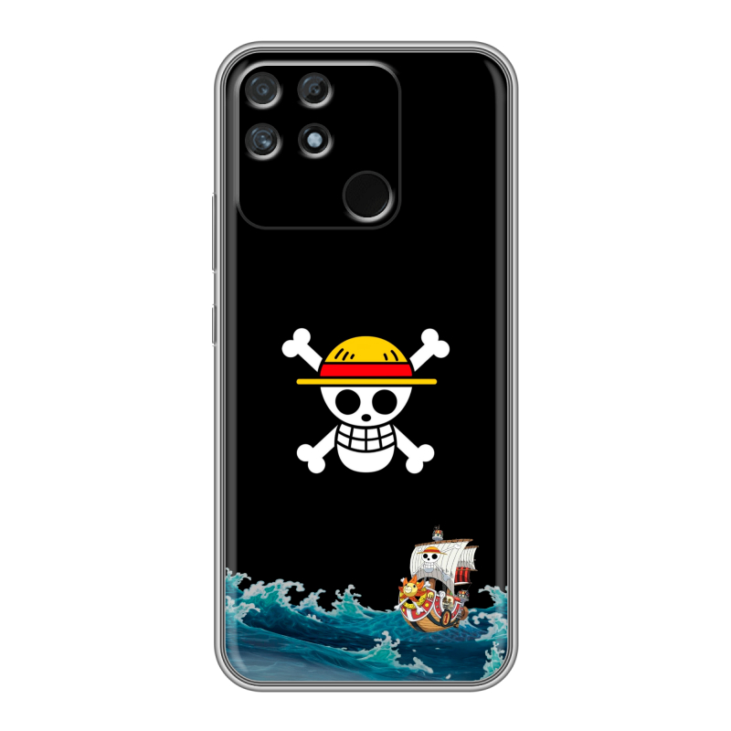 Силиконовый чехол на Realme Narzo 50A с принтом One Piece Ван Пис Силиконовый чехол на Realme Narzo 50A с принтом One Piece Ван Пис