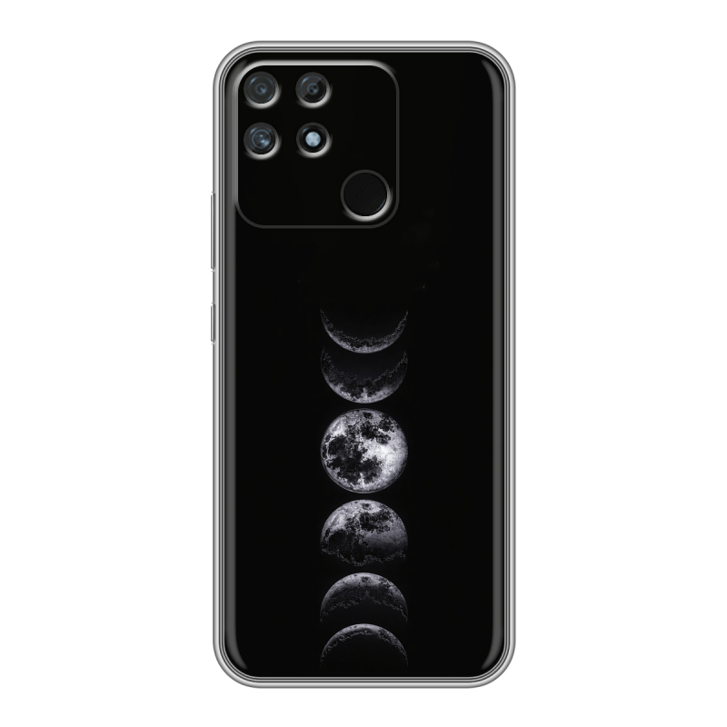 Силиконовый противоударный чехол на Realme Narzo 50A с принтом женский Силиконовый противоударный чехол на Realme Narzo 50A с принтом женский
