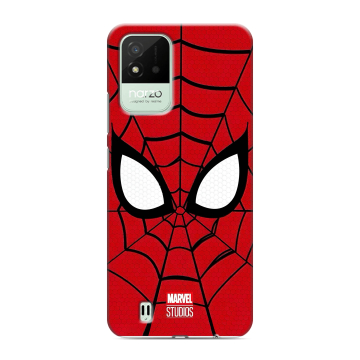 Силиконовый противоударный чехол на Realme Narzo 50i с принтом человек паук spiderman Силиконовый противоударный чехол на Realme Narzo 50i с принтом человек паук spiderman