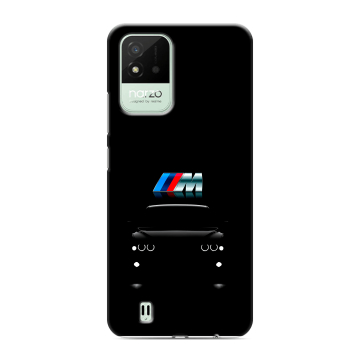 Силиконовый противоударный чехол на Realme Narzo 50i с принтом БМВ BMW Силиконовый противоударный чехол на Realme Narzo 50i с принтом БМВ BMW