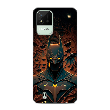 Силиконовый противоударный чехол на Realme Narzo 50i с принтом Batman Бэтмен