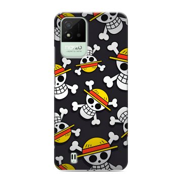 Силиконовый противоударный чехол на Realme Narzo 50i с принтом One Piece Ван Пис