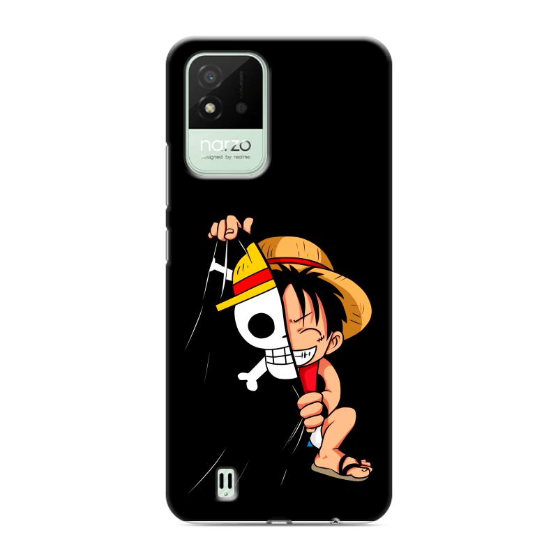 Силиконовый противоударный чехол на Realme Narzo 50i с принтом One Piece Ван Пис Силиконовый противоударный чехол на Realme Narzo 50i с принтом One Piece Ван Пис