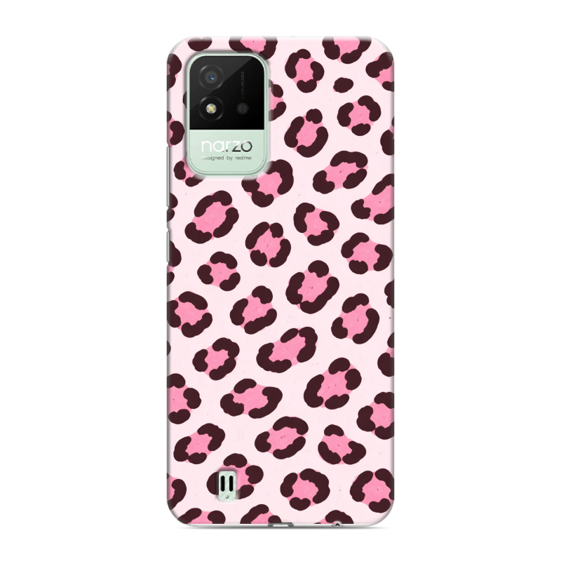 Силиконовый противоударный чехол на Realme Narzo 50i с принтом для девочек Силиконовый противоударный чехол на Realme Narzo 50i с принтом для девочек
