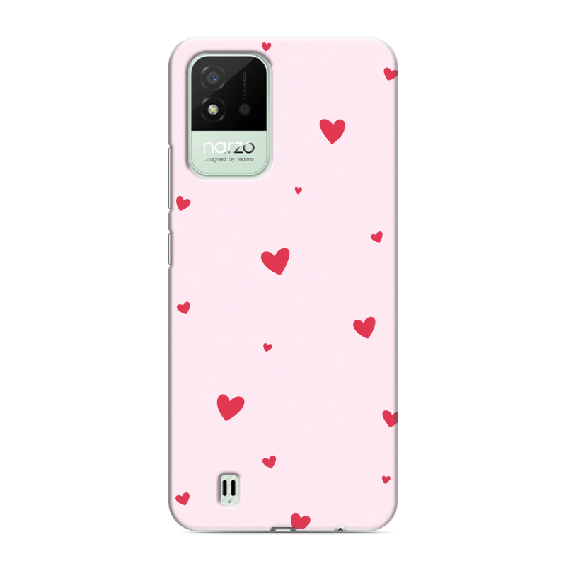 Силиконовый противоударный чехол на Realme Narzo 50i с принтом для девочек Силиконовый противоударный чехол на Realme Narzo 50i с принтом для девочек