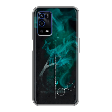Силиконовый противоударный чехол на OPPO A55 с принтом Гарри Поттер Harry Potter
