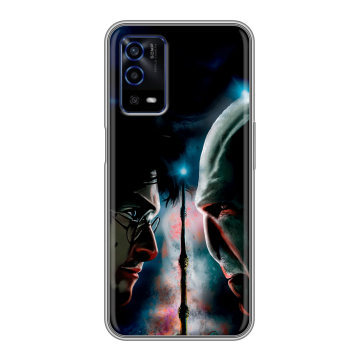 Силиконовый противоударный чехол на OPPO A55 с принтом Гарри Поттер Harry Potter