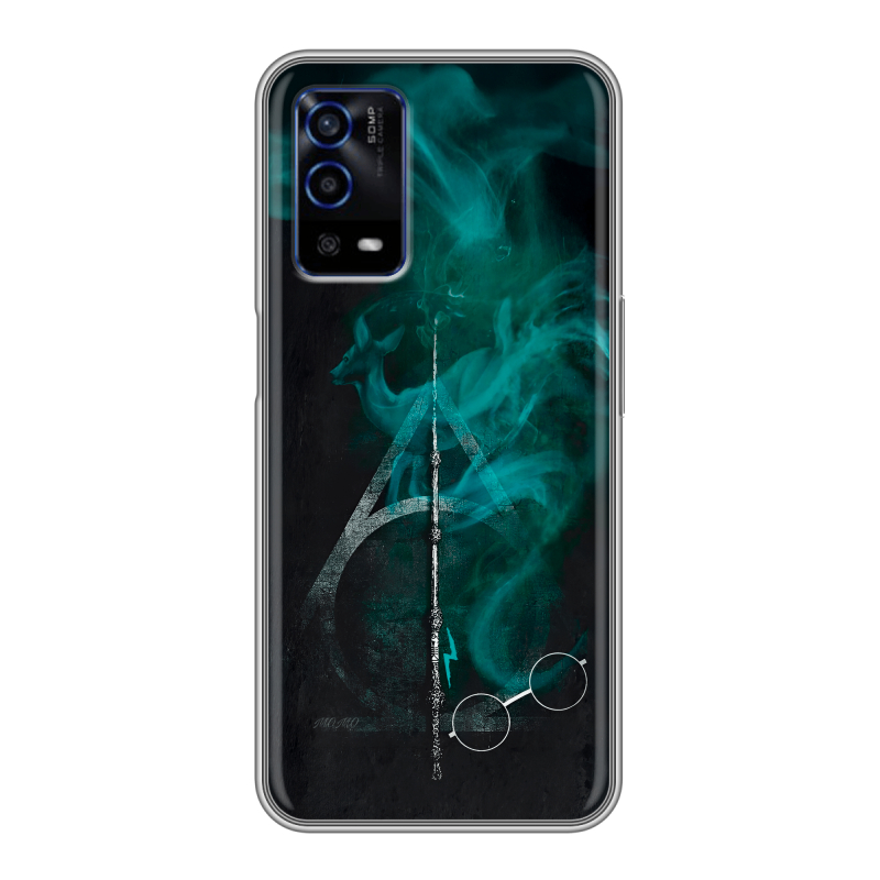 Силиконовый противоударный чехол на OPPO A55 с принтом Гарри Поттер Harry Potter Силиконовый противоударный чехол на OPPO A55 с принтом Гарри Поттер Harry Potter