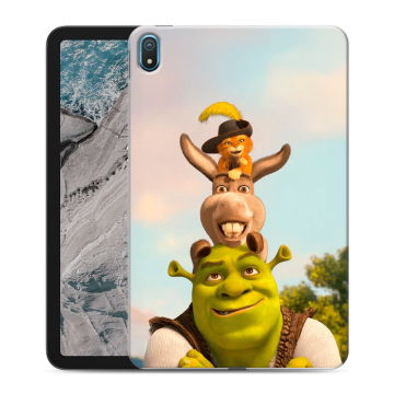 Силиконовый чехол на Nokia T20 с принтом Шрек Shrek Силиконовый чехол на Nokia T20 с принтом Шрек Shrek
