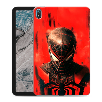 Силиконовый чехол на Nokia T20 с принтом человек паук spiderman