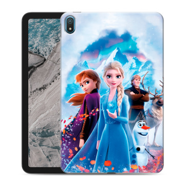 Силиконовый чехол на Nokia T20 с принтом Холодное сердце Frozen