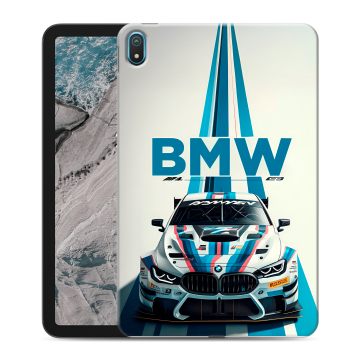 Силиконовый чехол на Nokia T20 с принтом БМВ BMW