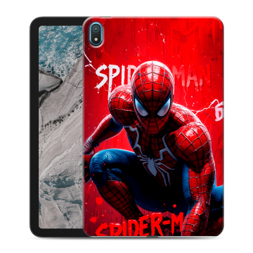 Силиконовый чехол на Nokia T20 с принтом Spiderman Человек паук