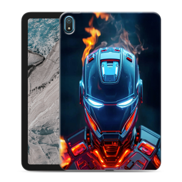 Силиконовый чехол на Nokia T20 с принтом IronMan Железный человек