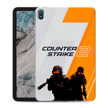Силиконовый чехол на Nokia T20 с принтом Counter Strike