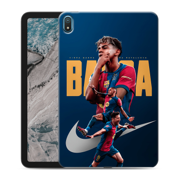 Силиконовый чехол на Nokia T20 с принтом Барселона Barca Yamal 