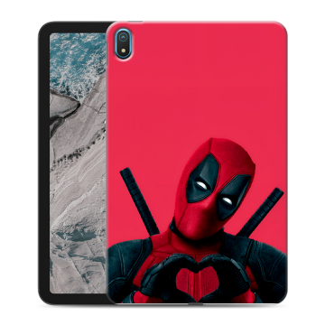 Силиконовый чехол на Nokia T20 с принтом Дедпул Deadpool
