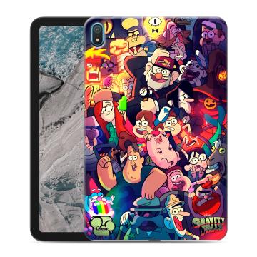 Силиконовый чехол на Nokia T20 с принтом Gravity Falls Гравити Фолз