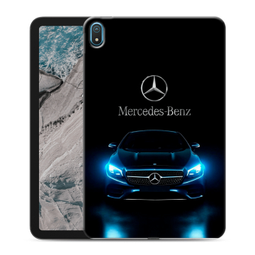 Силиконовый чехол на Nokia T20 с принтом Mercedes Мерседес Силиконовый чехол на Nokia T20 с принтом Mercedes Мерседес