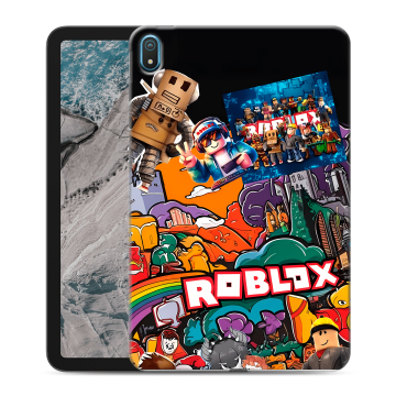 Силиконовый чехол на Nokia T20 с принтом Roblox Роблокс