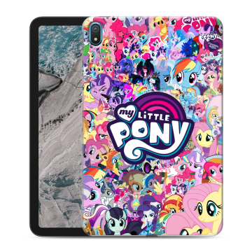 Силиконовый чехол на Nokia T20 с принтом My little pony Дружба чудо