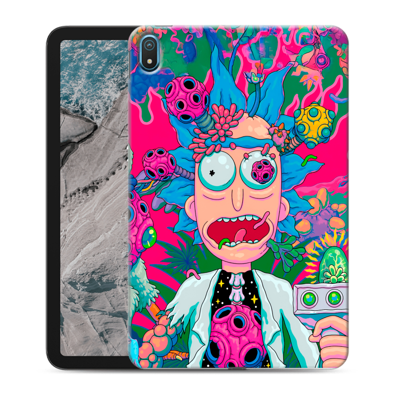 Силиконовый чехол на Nokia T20 с принтом Рик и Морти Rick Morty Силиконовый чехол на Nokia T20 с принтом Рик и Морти Rick Morty