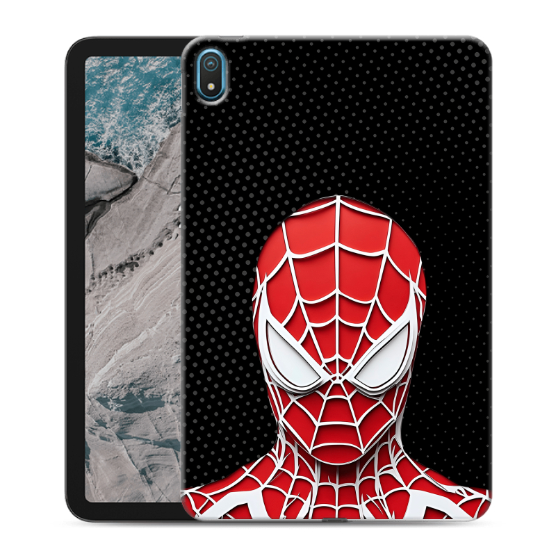 Силиконовый чехол на Nokia T20 с принтом человек паук spiderman Силиконовый чехол на Nokia T20 с принтом человек паук spiderman