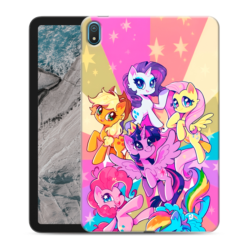 Силиконовый чехол на Nokia T20 с принтом My little pony Дружба чудо Силиконовый чехол на Nokia T20 с принтом My little pony Дружба чудо