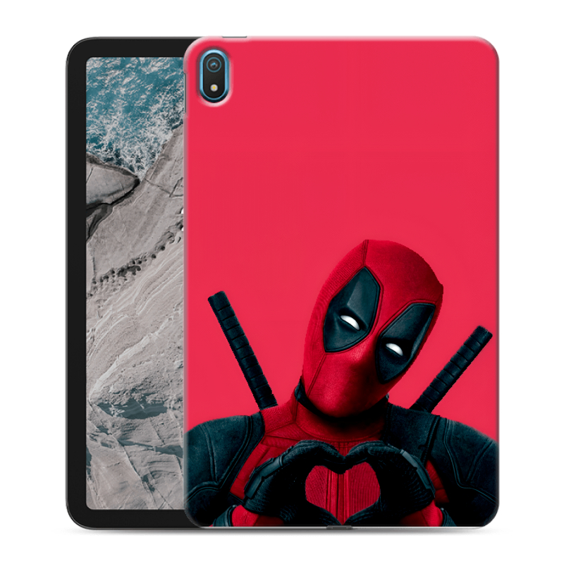 Силиконовый чехол на Nokia T20 с принтом Дедпул Deadpool Силиконовый чехол на Nokia T20 с принтом Дедпул Deadpool